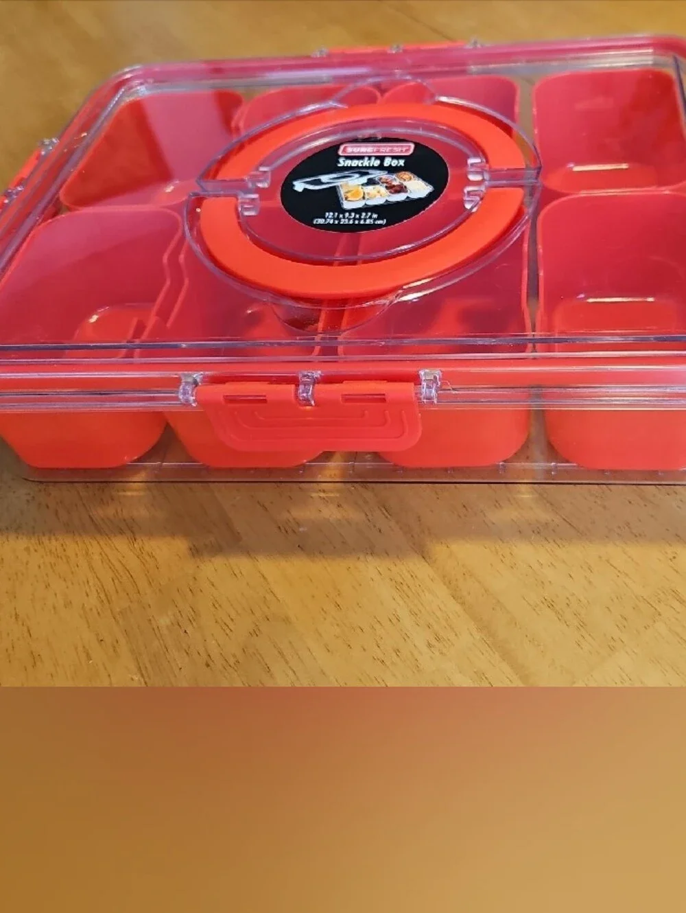 Snack & Meal Organizer Box by - Red